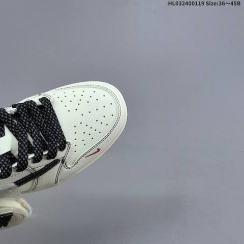 Jordan Travis Scott x Air Jordan 1 Low Reverse Mocha Sail Black Red EU 36-45 Lifestyle - Unisex (BS-66918)