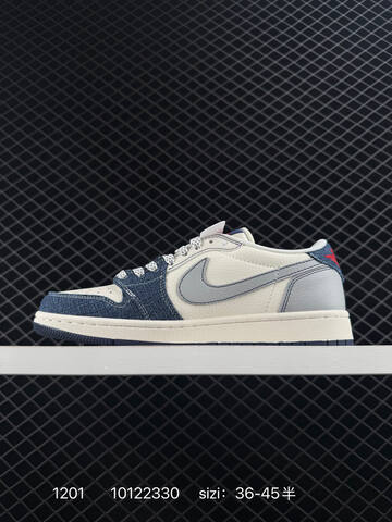 Jordan Air Jordan 1 Low Travis Scott Reverse Mocha Sail Navy Grey Red EU 36-45 Sneaker - Unisex BS-80137