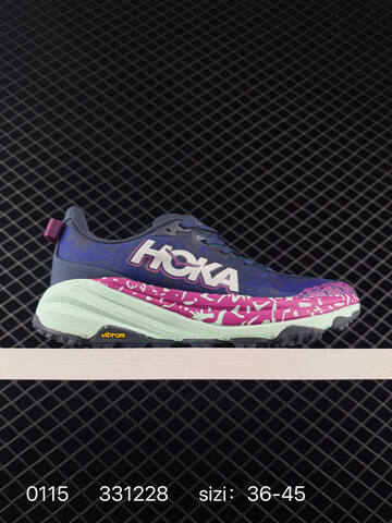 HOKA ONE ONE Mafate Speed 6 Orange Red Yellow Pink Dark Gray EU 36-45 Trail Shoe Trail Running Sneakers Unisex BS-86319