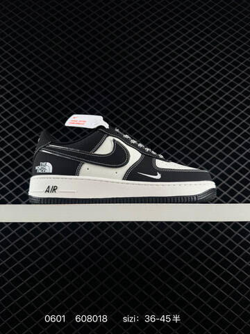 Nike Air Force 1 07 Low Black White Sail Light Blue Gum EU 36-45 Casual - Unisex (BS-71047)