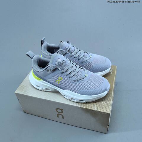 On Cloudpulse Black White Beige Orange EU 36-45 Running Shoe Running Sneakers - Unisex (BS-69634)