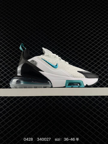 Nike Air Max 270 White Black Turquoise EU 36-46 5 Lifestyle - Unisex (BS-71786)