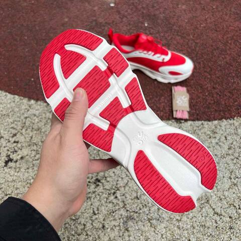 LOEWE x On Cloudsolo 3WF30604603 Red Off White US 7 EU 38 UK 5 JP 24 Running Shoe Running Sneakers - Women's (BS-86773)