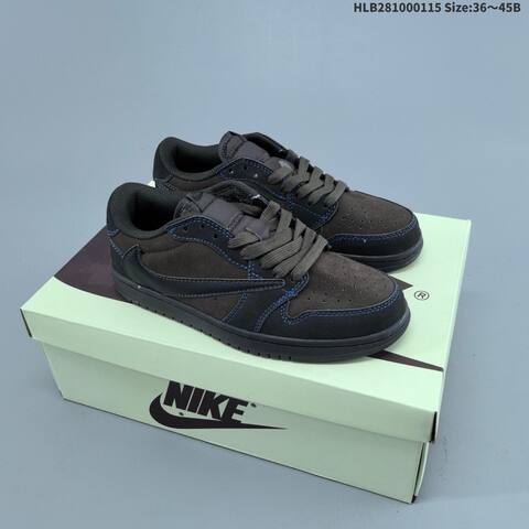 Nike Air Jordan 1 Low OG SP Black Blue EU 36-45 Casual - Unisex (BS-66968)