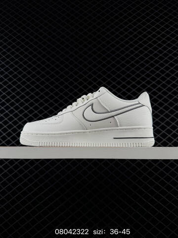 Nike Air Force 1 Low Off White Grey EU 36-45 Lifestyle - Unisex (BS-69951)
