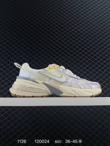 Nike V2K Run Sail Light Silver Pale Yellow Gum EU 36-45 Running - Unisex (BS-73996)