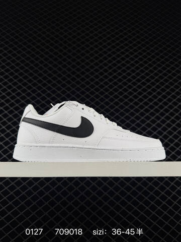 Nike Court Borough White Black EU 36-45 Casual - Unisex (BS-72929)