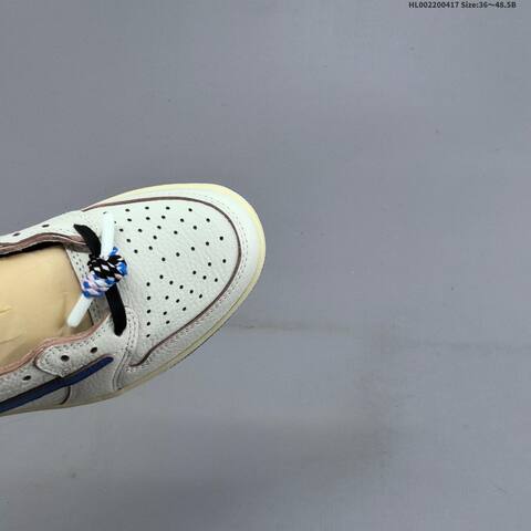 Jordan Travis Scott x Fragment Design x Air Jordan 1 Low OG Sail Blue Black EU 36-48 5 Casual - Unisex (BS-66156)