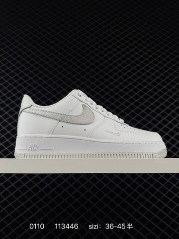 Nike Air Force 1 07 Low White Silver EU 36-45 Lifestyle - Unisex (BS-73213)