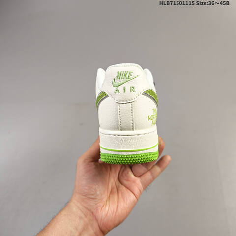 Nike Air Force 1 07 Low Off White Neon Green EU 36-45 Sneaker - Unisex (BS-63699)