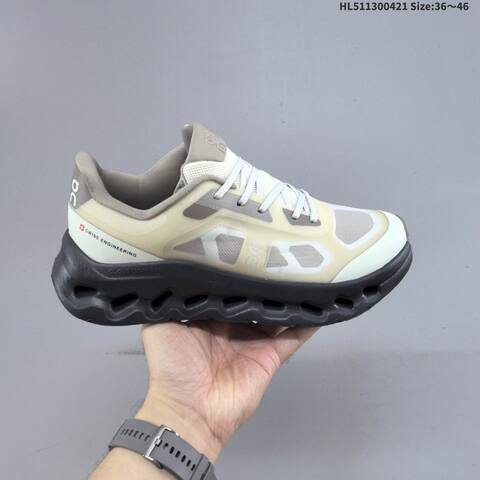 On Cloudtilt Cream Gray Dark Gray EU 36-46 Running Shoe Running Sneakers - Unisex BS-69588