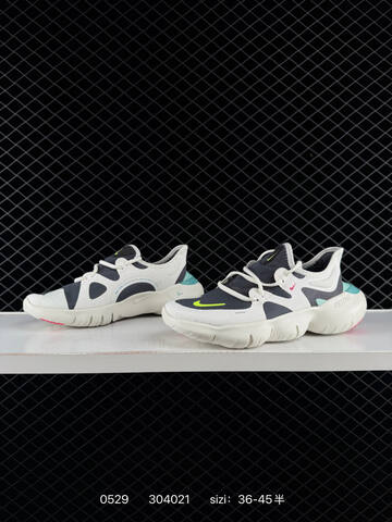 Nike Free RN 5 0 White Dark Grey Teal Pink Neon Yellow EU 36-45 Running - Unisex (BS-71113)