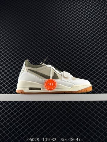Jordan Air Jordan Legacy 312 White Beige Olive Gum Brown EU 36-47 Basketball Shoe - Unisex (BS-81292)
