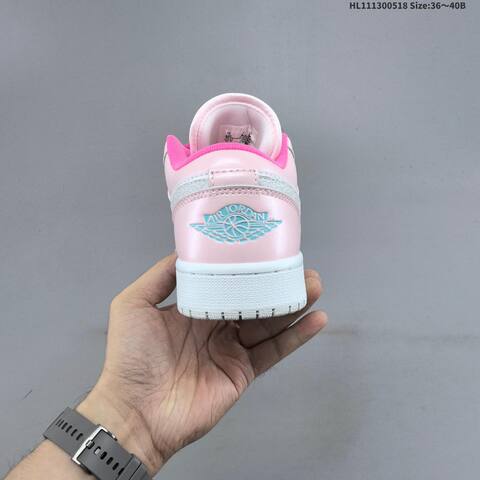 Jordan Air Jordan 1 Low OG Pink White EU 36-40 Casual - Unisex (BS-65930)