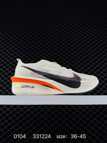 Nike ZoomX Vaporfly NEXT 3 White Black Orange EU 36-45 Running - Unisex (BS-73337)