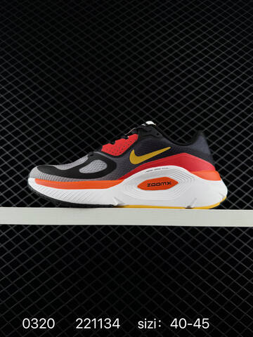 Nike Structure Plus ReactX Air Zoom Grey Black White Orange Red Yellow EU 40-45 Running - Men's (BS-72555)