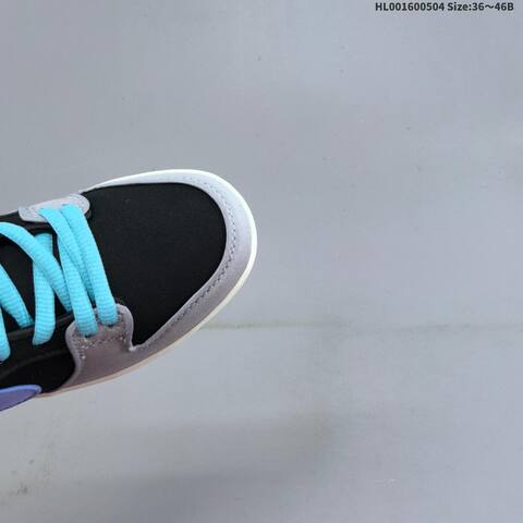 Nike SB Dunk Low Black Grey Light Blue Sail Yellow EU 36-46 Skate Shoe - Unisex (BS-60533)