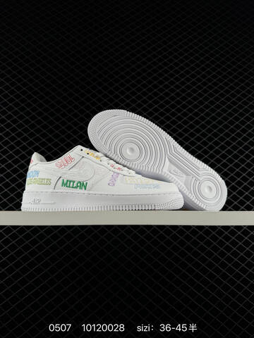 NIKE AIR FORCE 1 07 LV8 IO9739 Size 36 Lifestyle - Women's (BS-71637)