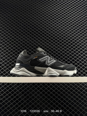 New Balance 9060 Black Dark Grey Light Grey White EU 36-46 Sneaker - Unisex (BS-82711)