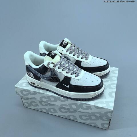 Nike Air Force 1 07 LV8 DM6688 Off White Grey Black EU 36 45 Skate Shoe EU 36-45 - Unisex BS-61683