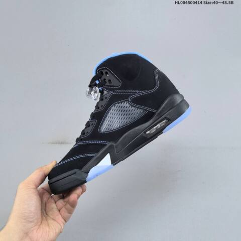 Jordan Air Jordan 5 Retro Black University Blue EU 40-48 5 Basketball - Men's (BS-66192)