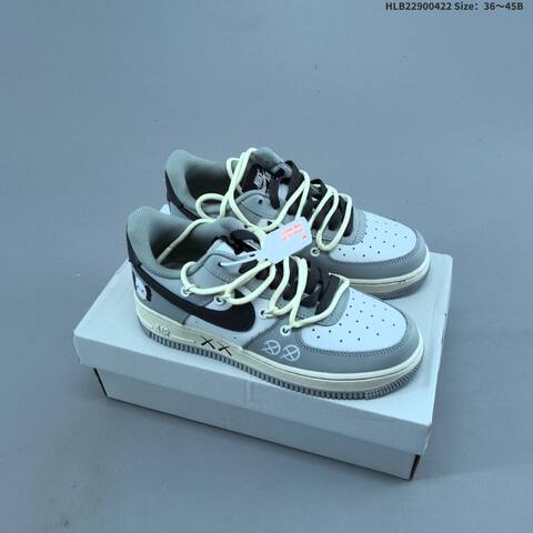 Nike Air Force 1 07 LV8 Off White Light Green EU 36-45 Sneaker - Unisex BS-60584