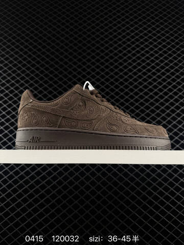 Nike Air Force 1 07 Low Velvet Brown Paisley EU 36-45 Lifestyle - Unisex (BS-72075)