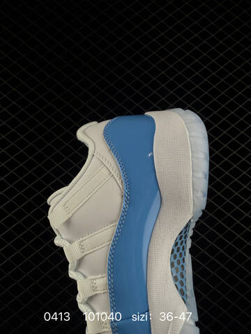 Jordan Air Jordan 11 Retro Low White Light Blue EU 36-47 Basketball Shoe - Unisex BS-79487