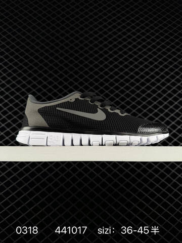 Nike Free Run 3 0 Black Gray White EU 36-45 Running - Unisex (BS-72621)