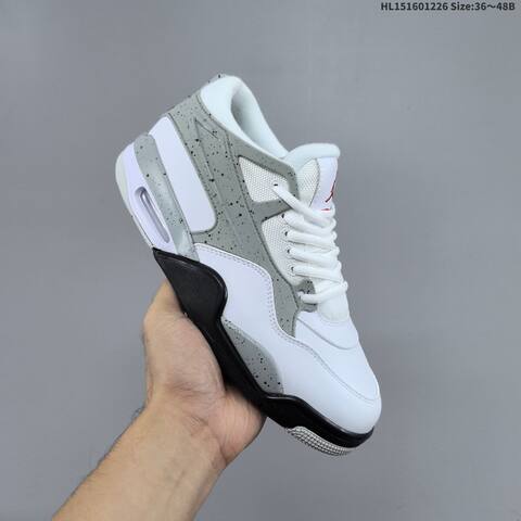 Jordan Air Jordan 4 RM White Grey Black Red EU 36-48 Basketball - Unisex (BS-67252)