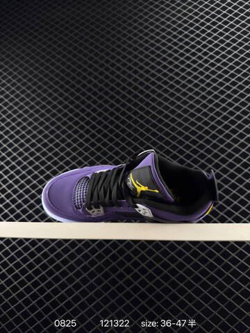 Jordan Air Jordan 4 Retro FV5029-500 Purple Black Yellow White EU 36-47 Basketball Shoe - Unisex BS-80839