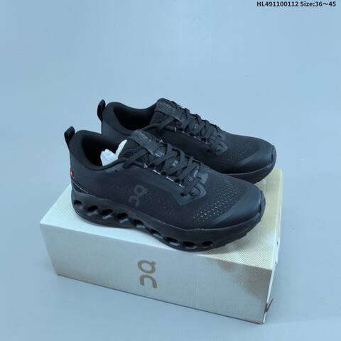 On Cloudsurfer Trail 2 Black Grey Neon Yellow EU 36-45 Trail Shoe Trail Running Sneakers - Unisex (BS-69713)