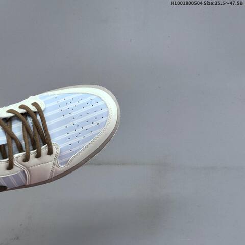 Jordan Air Jordan 1 Low White Light Blue Brown 35 5-47 5 Basketball - Unisex (BS-66045)