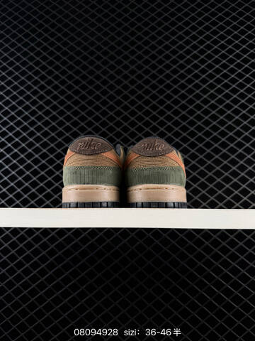Nike SB Dunk Low Brown Tan Olive Black White EU 36-46 Skate - Unisex BS-69871