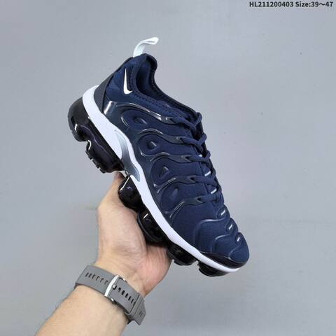 Nike Air Vapormax Plus Navy White Black Gold EU 39-47 Running Shoe - Unisex (BS-60950)