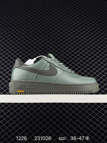 Nike Air Force 1 07 White And Olive Green Black EU 36-47 5 Casual - Unisex (BS-73464)