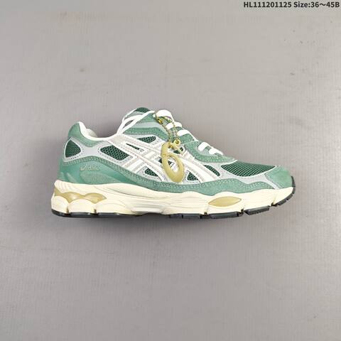 ASICS GEL-NYC Green Grey Cream White EU 36-45 Sneaker Casual Sneakers - Unisex (BS-69229)
