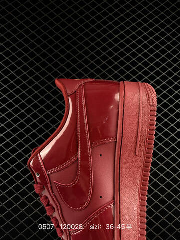 Nike Air Force 1 07 LV8 IO9970-638 Burgundy Red Gold EU 36-45 Lifestyle - Unisex (BS-71630)