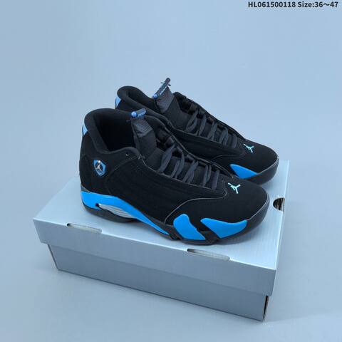 Jordan Air Jordan 14 Retro Black White Red EU 36-47 Basketball - Unisex BS-66927