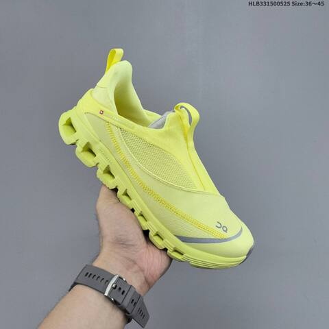 On Cloud X4 Neon Yellow Grey EU 36-45 Running Shoe Running Sneakers - Unisex (BS-69520)