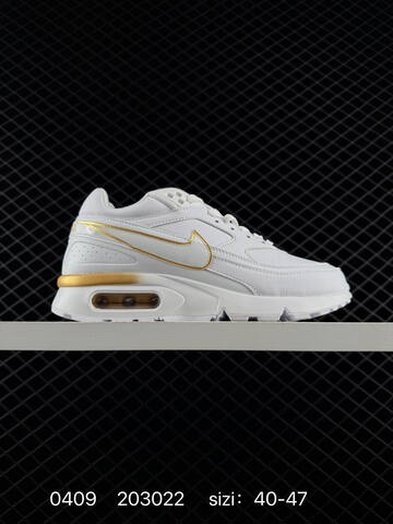 Nike Air Max BW OG White With Metallic Gold Accents EU 40-47 Lifestyle - Men's (BS-72225)