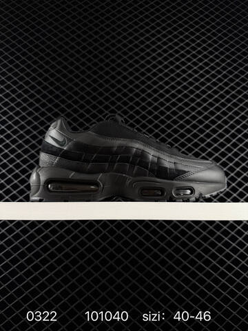 Nike Air Max 95 Triple Black EU 40-46 Lifestyle - Men's (BS-72523)