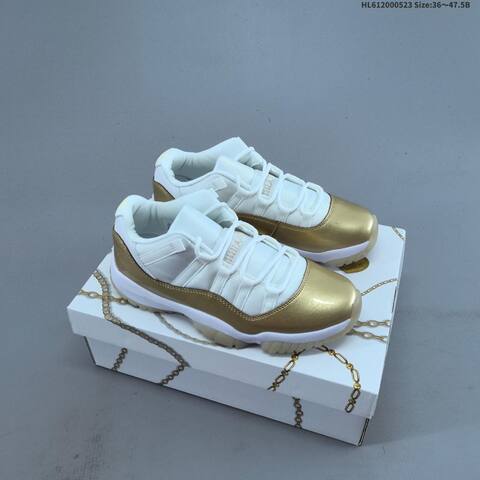 Jordan Air Jordan 11 Retro Low White Gold EU 36-47 5 Basketball - Unisex (BS-65890)
