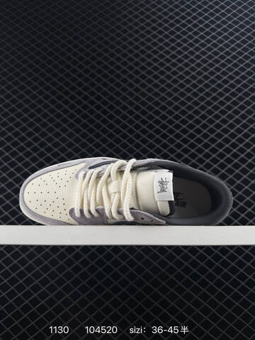 Jordan Air Jordan 1 Low Travis Scott Stussy Off White Grey Black EU 36-45 Sneaker - Unisex BS-80145