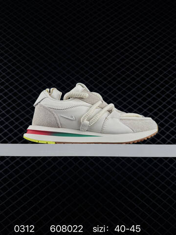 Nike VaporWaffle Sacai Summit White Black And Sail With Multicolor Accents EU 40-45 Lifestyle - Men's (BS-72678)