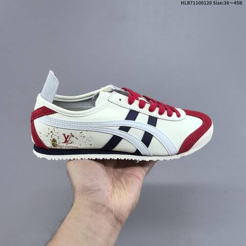 Onitsuka Tiger MEXICO 66 Cream White Black Beige EU 36-45 Sneaker Casual Sneakers - Unisex (BS-69056)
