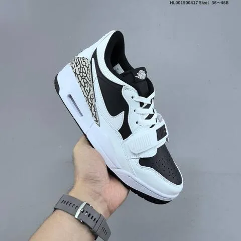 Jordan Legacy 312 Low Black White Elephant Print EU 36-46 Basketball - Unisex BS-66159