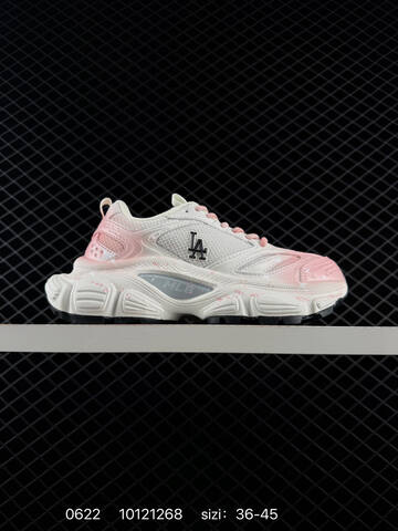 MLB Chunky Liner PU DIY ASHW015 White Pink Black Grey EU 36-45 Sneaker Casual Sneakers - Unisex