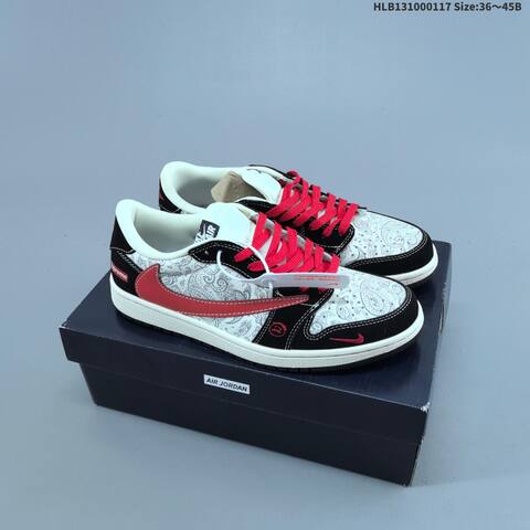 Jordan Air Jordan 1 Low x Travis Scott Green White Light Blue EU 36-45 Lifestyle - Unisex BS-66938