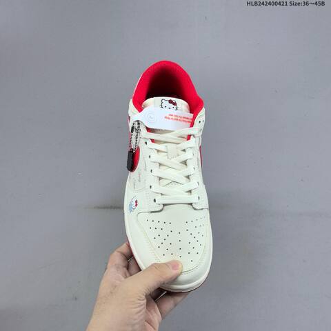 Nike Dunk SB Low Beige Red White Black Light Blue EU 36-45 Skate Shoe - Unisex (BS-60595)
